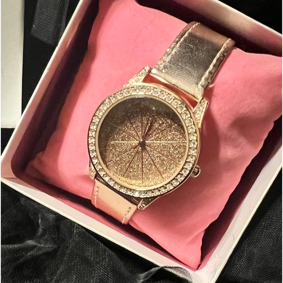Icing Brand Rose Gold Glitter Watch - Picture 1 of 4